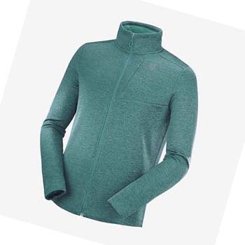 Sudadera Con Capucha Salomon ESSENTIAL LIGHTWARM HEATHER Hombre Verdes | MX 3201QMA